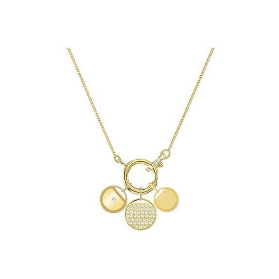 Swarovski Ginger Charm Gold Plated Necklace Women necklace White 5567530 White