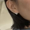 [925silver] Twinkle heart earring