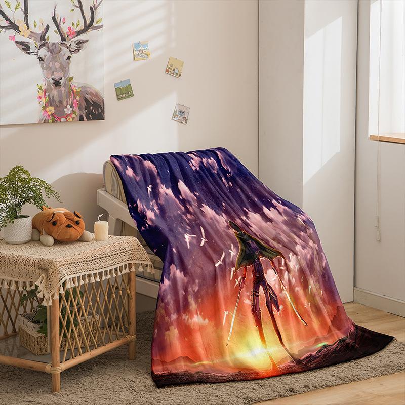 Cartoon Sunman Giant Series Double-Sided Flannel 3D Digital Printing Blanket Blanket