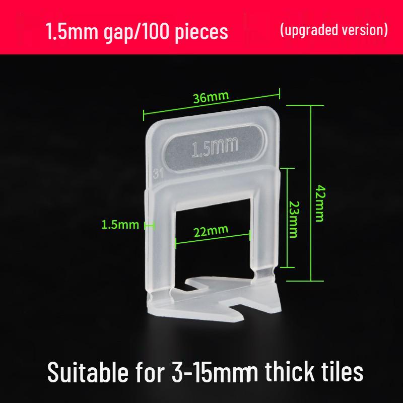 Tile Leveling Clips: Precision Floor Tile Alignment Tool