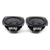 2Pcs 66MM 4 Ohm 25W Full  Speaker Rubber Side NdFeB Magnetic  Portable Loudspeaker Sound Home Theater