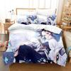 Kochou Shinobu Bedding Sets Anime Demon Slayer Comforter Bed Cover Duvet Cover Pillow Case Twin Single Queen King Teens Gifts