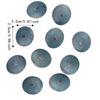 20pcs Round Shape Vintage Buttons Single Hole Decorative Sewing Buttons  For Coat