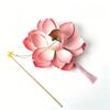 Ancient Style DIY Lotus Lamp Material Kit Portable Handmade Hand-Held LED Light Elegant Design Festive Decor