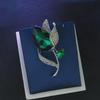European Korean Style Crystal Tulip Brooch - Exquisite Accessory Pin