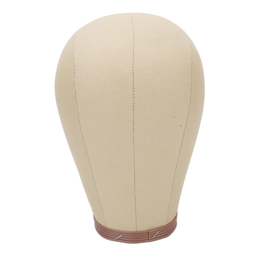 Mannequin Head Canvas Wig Head Stand 22in Display Styling Practice Mannequin Model
