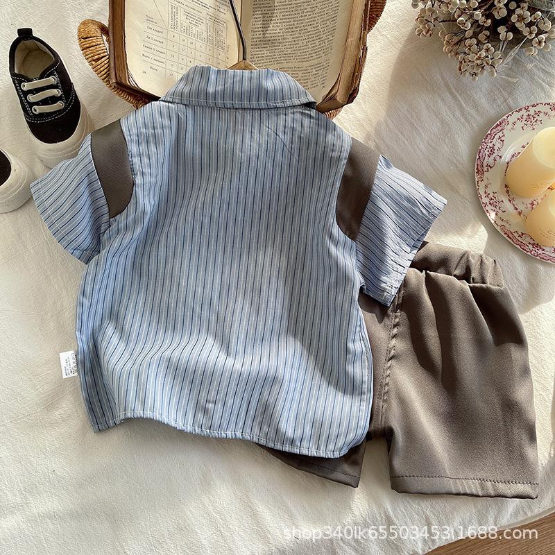 Baby Clothes Suit Summer Children Boys Fashion Shirt Shorts 2Pcs/Sets Kids Outfits Toddler Casual Costume Infant Tracksuits