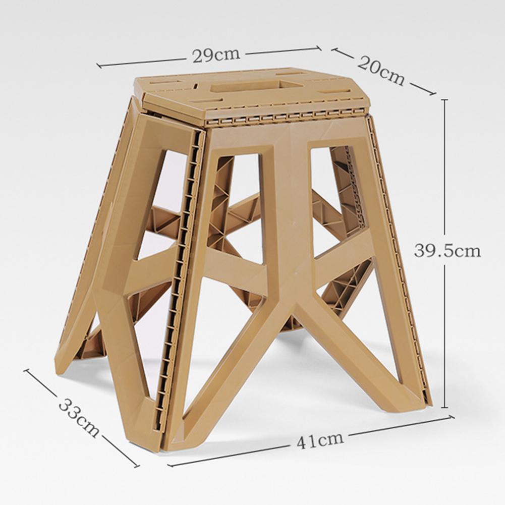 Outdoor Portable Folding Stool High Load-bearing Handle Design Fishing Stool Square Stool Maza