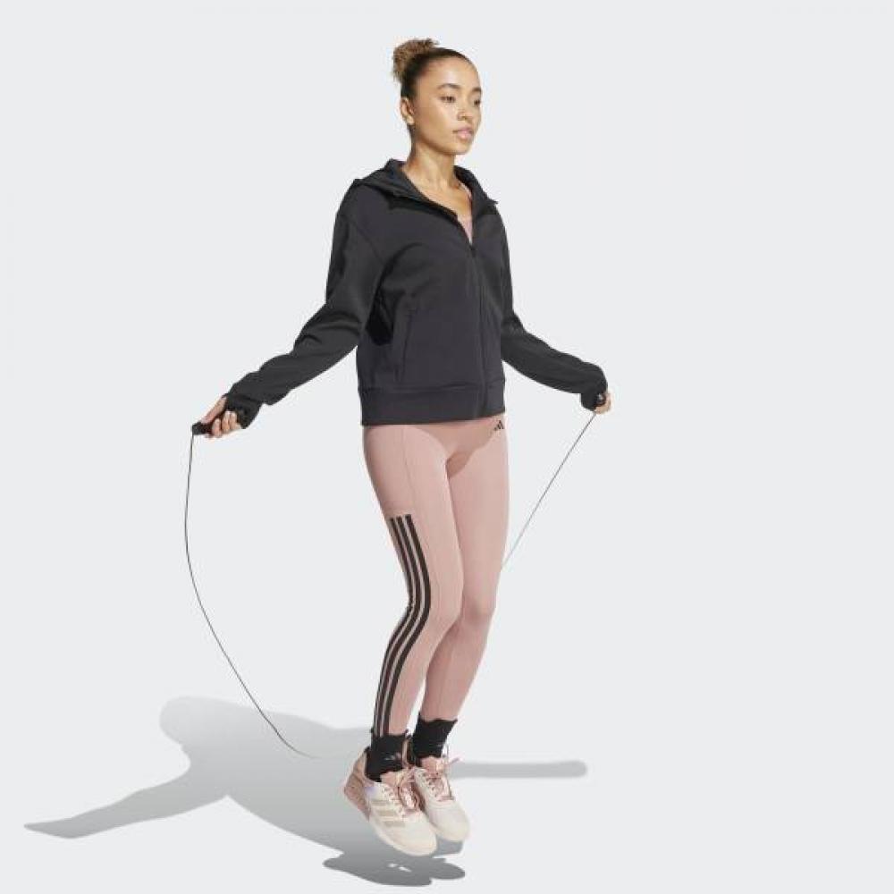 AdidaS Women S Training Zip SweatShirt Black D4t Full Zip