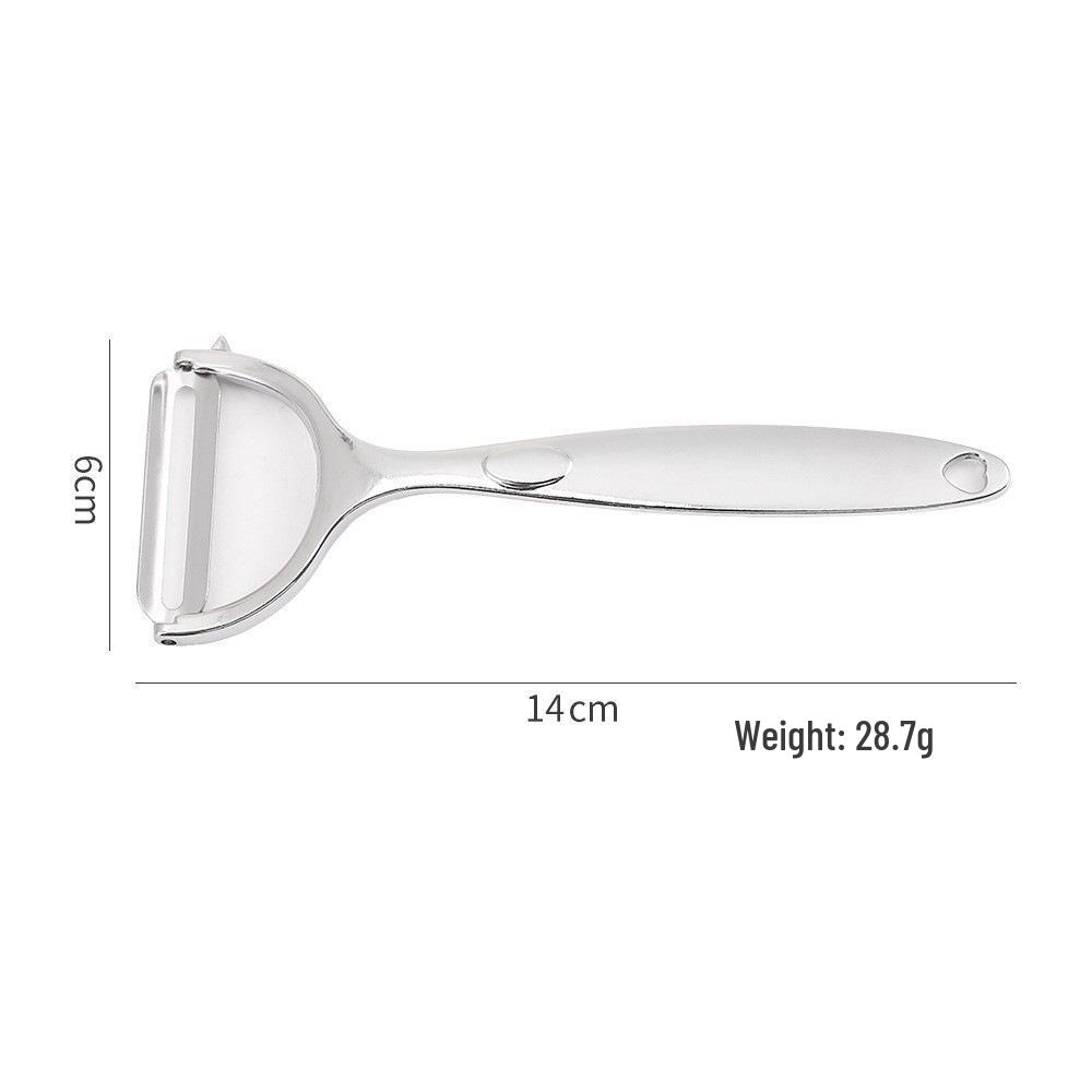 Zinc Alloy Peeler & Paring Knife Set - Includes Pitting, Potato, and Melon Grater Knives