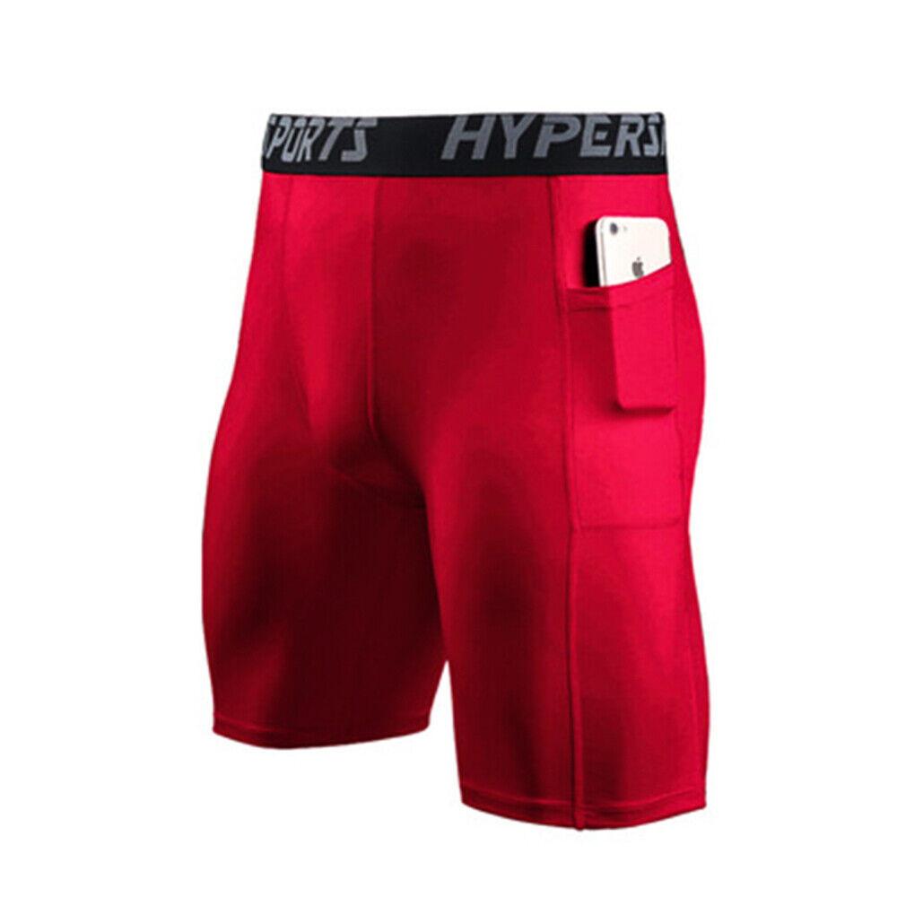 Men's Funktions Compression Shorts For Fitness And Sports Moisture-wicking Polyester Fabric Mid-length