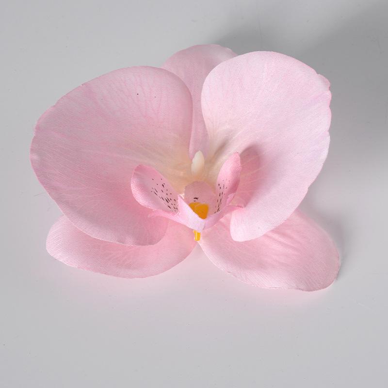 5pcs Simulated Film Butterfly Orchid Flower Head Petals Flower Accessories Headwear Hairclip Handmade Wedding Gift Decoration