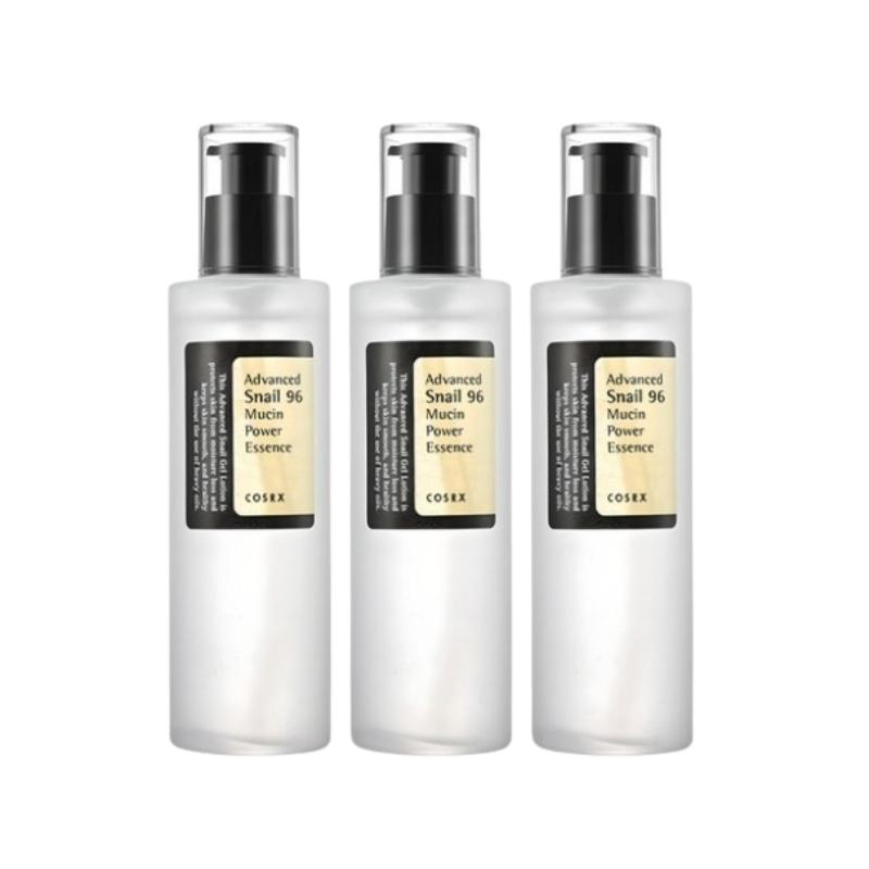 COSRX Advanced Snail 96 Mucin Power Essence 100ml × 3 –Smoothing & Skin-Comfort Formula for Delicate Skin | K-Beauty