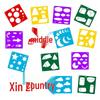 Colorful Geometric Shape Stencils (20 Sheets) - Children's DIY Painting Tool Set