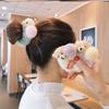 Plush Bear Hair Ropes Furry Ball Hair Scrunchies Cute Cartoon Hair Bands Durable Cute Lovely Elastic Hair Bands