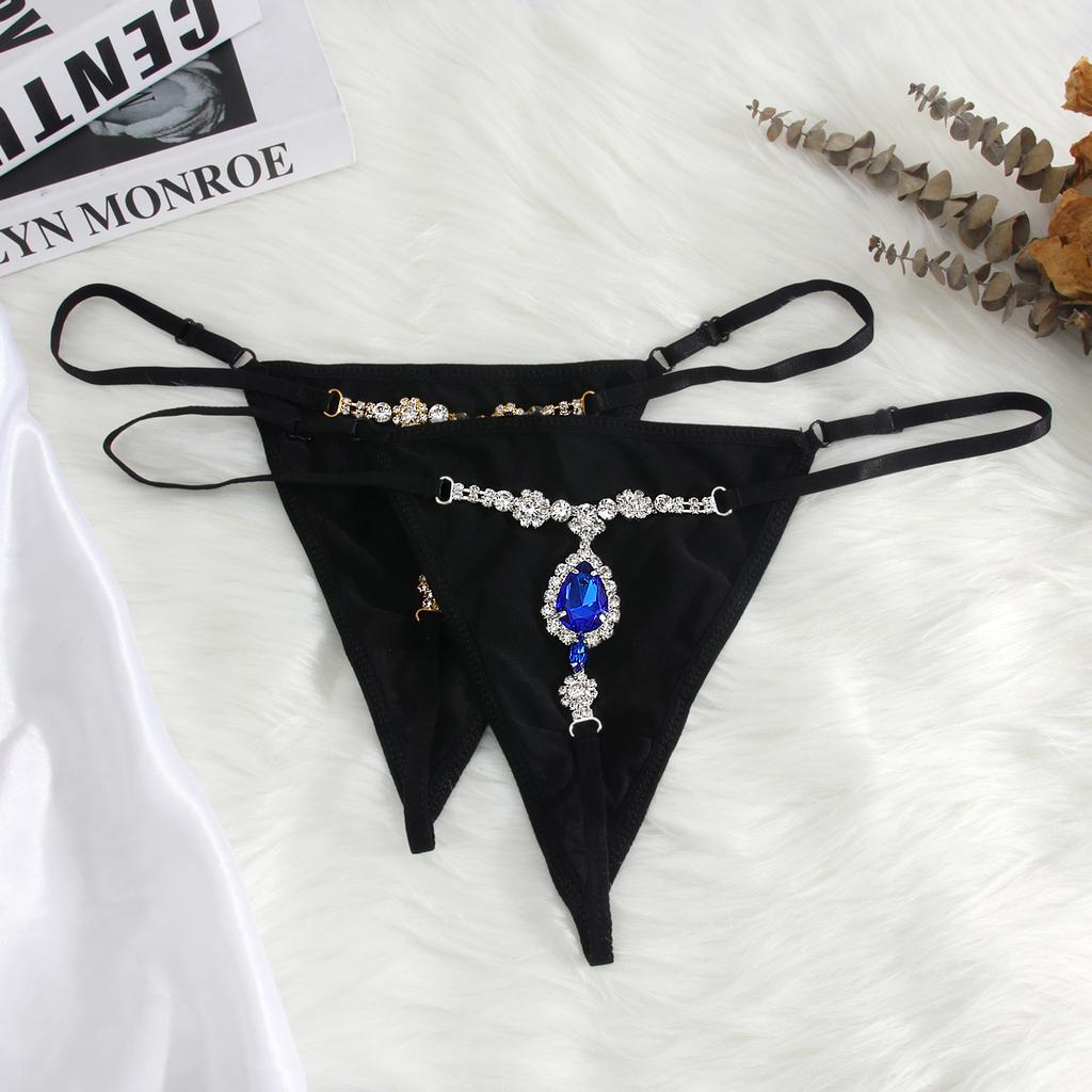 Lanț pentru corp de damă, bijuterie, stil bikini cu safir în formă de picătură de apă, strasuri, lenjerie intimă, pentru club de noapte, plajă