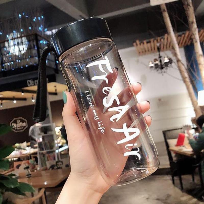 

Large Capacity Plastic Cups for Male and Female Students, Simple Portable Cups, Frosted Creative Cups, Water Bottle 600ML