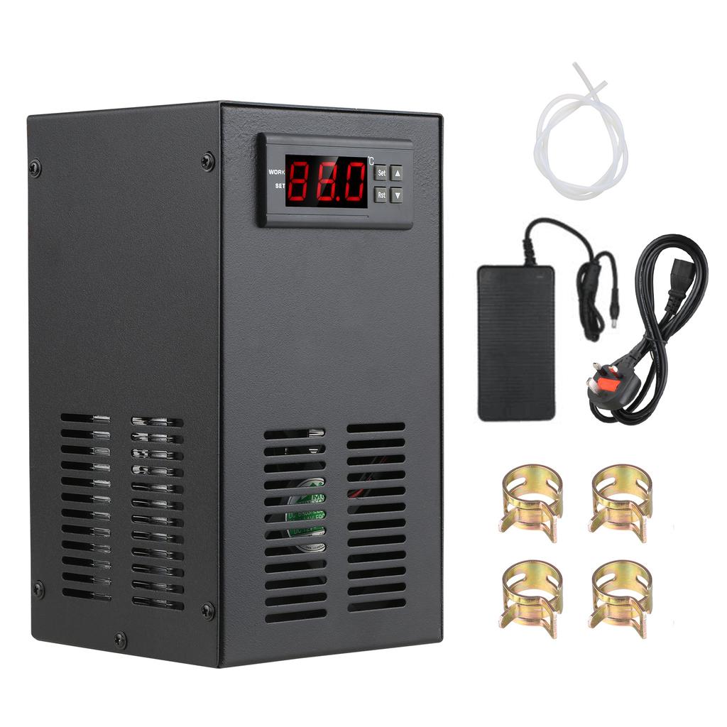 Refrigeratore per Acquario Raffreddatore per Acquario Display LCD Silenzioso Sistema di Raffreddamento per Pesci 40L per Pesci Acqua Piante Coralli Gamberetti Allevamento