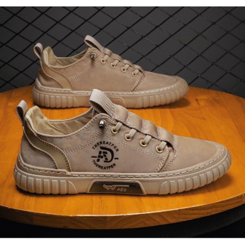 

Men s shoes spring new breathable sports and leisure shoes trendy board shoes men s canvas shoes men s 42 хаки
