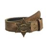 Edgy Punk Design Belt With Studded Detail And Snap Fastening PU Leather Strap For Casual Outfits