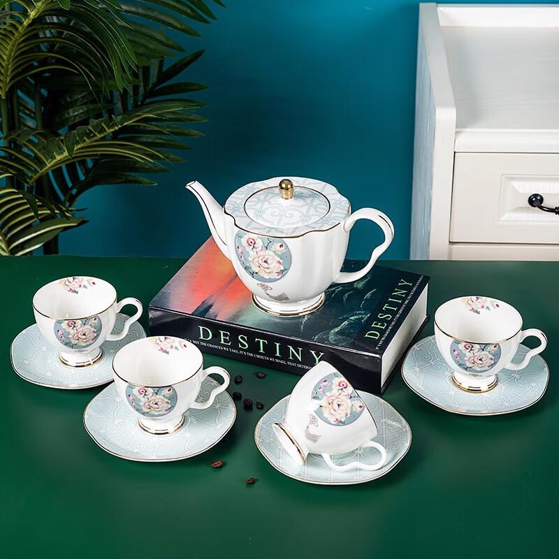 Tang Hui Duyu Garden European Bone China Coffee & Tea Set