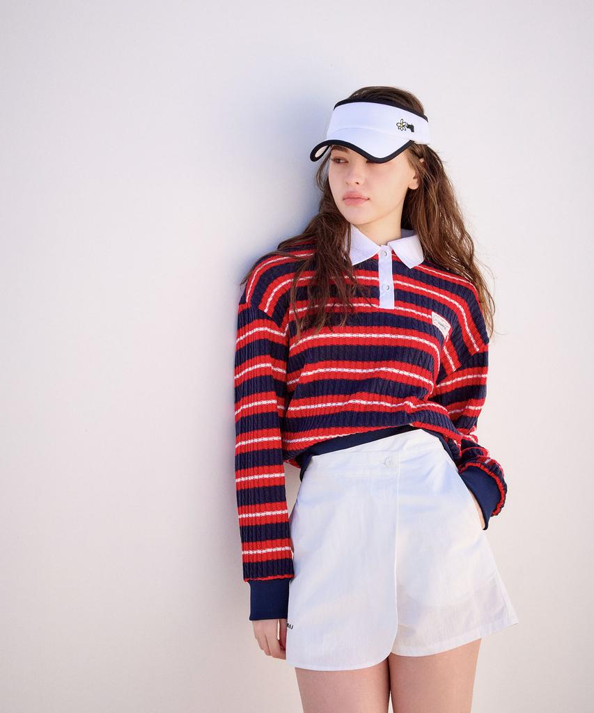 KANDINI White Signature Visor Hat