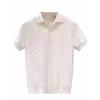 Sommer Casual High-End Poloshirt für Herren, Britisch Retro Button-Up Business Leicht und Atmungsaktiv Umlegekragen Kurzarm T-Shirt
