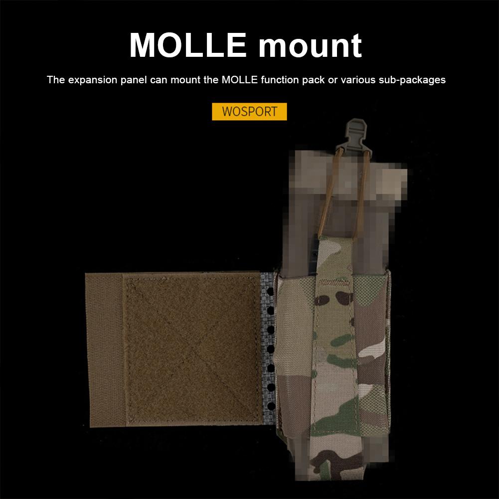 Vest Expansion Plate Universal Vest Composite Chest Plate for Outdoor Hiking QDE