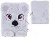 Hairy Koala 3D Diary with Padlock 96 Sheets Plush Notebook A5
