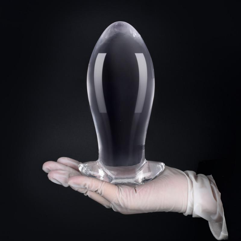 Transparent Huge Soft Anal Plug Big Butt Sex Toys for Men Women 18 Gay Masturbation Prostate Stimulation Massager Thick Expander