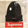 [USED] Supreme 25SS Overdyed Beanie In Metallic Black