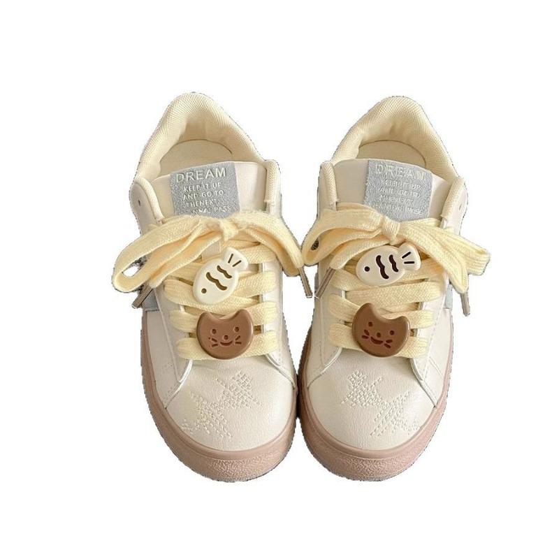 Dopamine casual board shoes women's student new spring versatile shoes platform white shoes