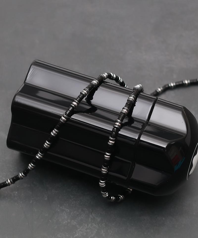 Blancier Pure Onyx Bm265N1265 Gemstone Beads Men'S Women'S Necklace