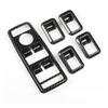 Car Window Control Lift Switch Panel Cover Trim Carbon Fiber For Mercedes-Benz A B C E Class W176 W246 W204 W212 Auto Decoration