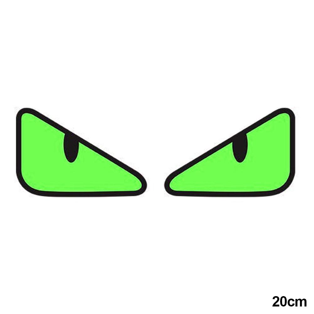 2Pcs Motorcycle Devil Eye Sticker Waterproof Helmet Sticker for Motorbike Car Window Body Decoration Stickers Decals Vinyl