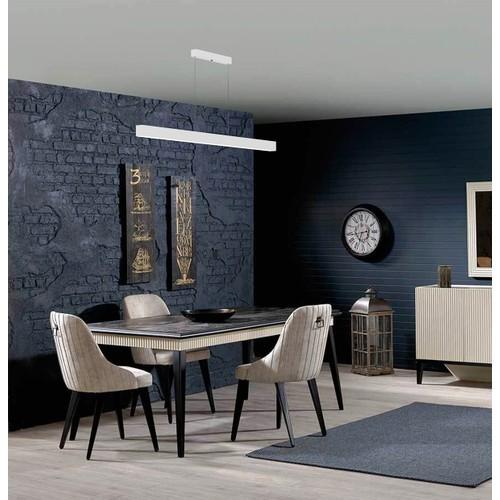 

Линейный - 80см (Белый корпус, белый свет) Светодиодная современная люстра