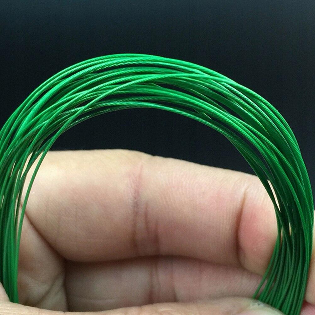 Steel Leader Set 10 Pieces 7Kg Green 15Cm
