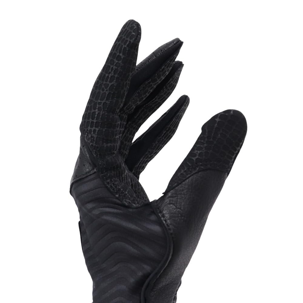 UA Harper Pro Gloves 24 Black/Black/Metallic Gun Metal SM