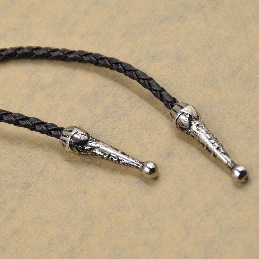 Bolo Tie for Men Carnival Western Necktie Eagle&Gemstones Buckle Bolo Tie for Shirt Sweater Decorative Necktie for Men