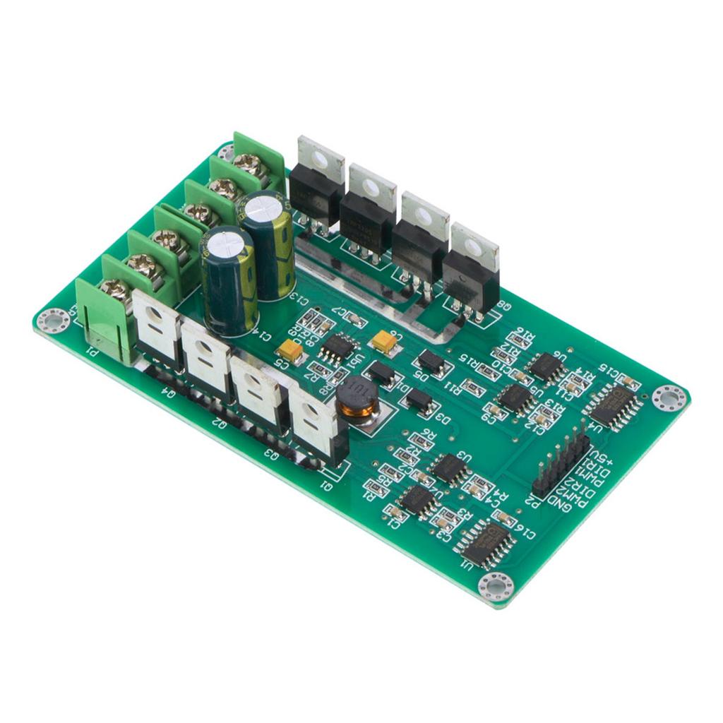 Dual Motor Driver Module Board H Bridge Driver Chip DC IRF3205 MOSFET 3 36V 10A Peak 30A