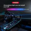 1 Set Car Interior El Wire Neon Atmosphere Light Flexible Cold Light Strip Auto Dashboard Door Decor Lighting For Vehicle