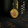Wudang Dharma Logistics Circulation Office Mountain Ghost Money Ancient Coin Pendant Daoist Genuine Necklace Cinnabar B