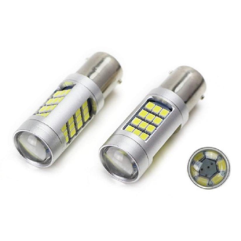 42-SMD Error Free 1156 7506 LED Bulbs For 11-17 VW Jetta Daytime Running Lights
