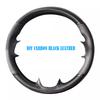 For Mazda RX-8 RX8 2004-2008 ize Hand-stitched Fully Covered Red Leather Car Steering Wheel Cover Car Interior