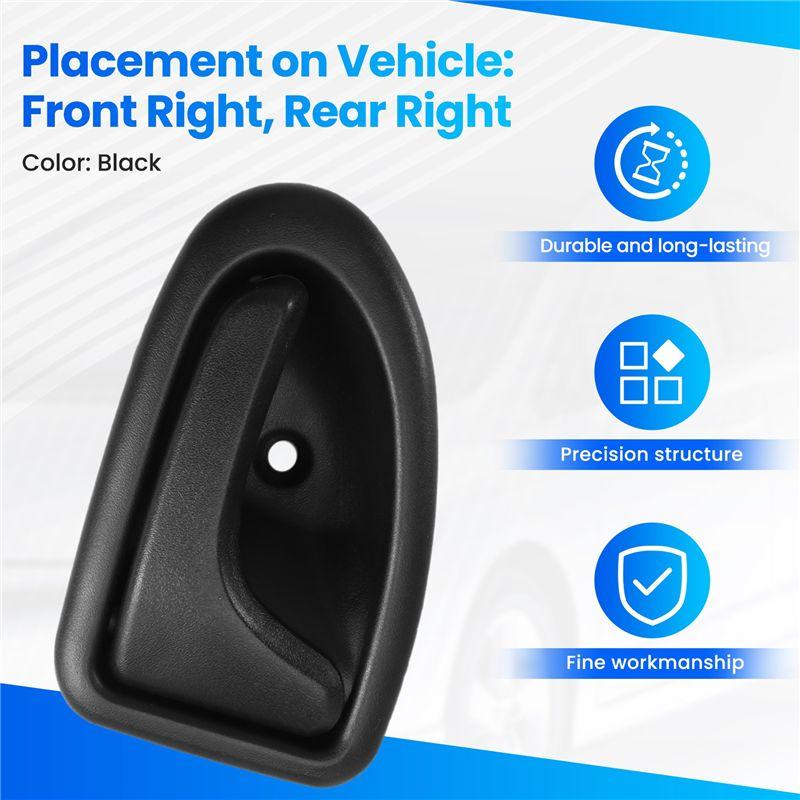 Portable For Renault Clio II Megane I Scenic I Car Interior Door Handle Inside Inner Door Knob Replacement Part