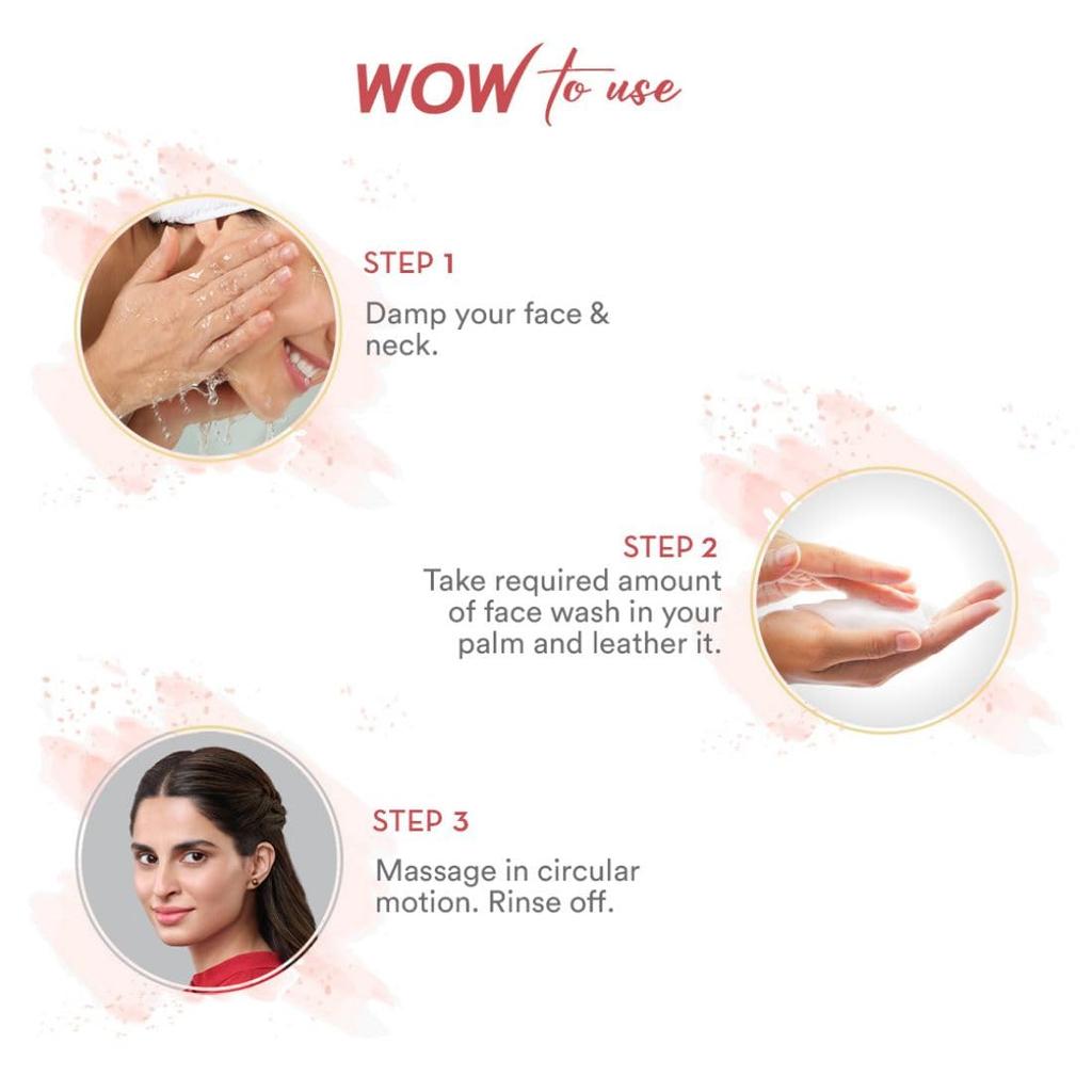 WOW Skin Science Apple Cider Vinegar Foaming Face Wash 100 Ml Deep Cleansing Face Cleanser For Oily Skin Aloe Hyaluron