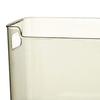 Boîte de rangement pour porte latérale de réfrigérateur Bacs de rangement en plastique transparent Empilables Organisateur de cuisine pour viande Snacks et Boissons