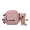 Canvas Small Crossbody Bag With Zipper Closure For Daily Casual Use