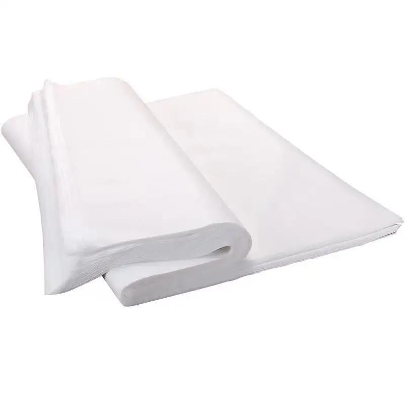 100PCS Disposable Non-woven Headrest Covers Beauty Cleaning Pads Waterproof Covers Double-layer Tablecloths Spa Pads Cleaning