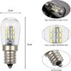 Lixada AC110V/220V LED Mini Refrigerator Light Fridge Lamp E12 Bulb Base Socket Holder SMD3014 (White - 6PCS, 110V)